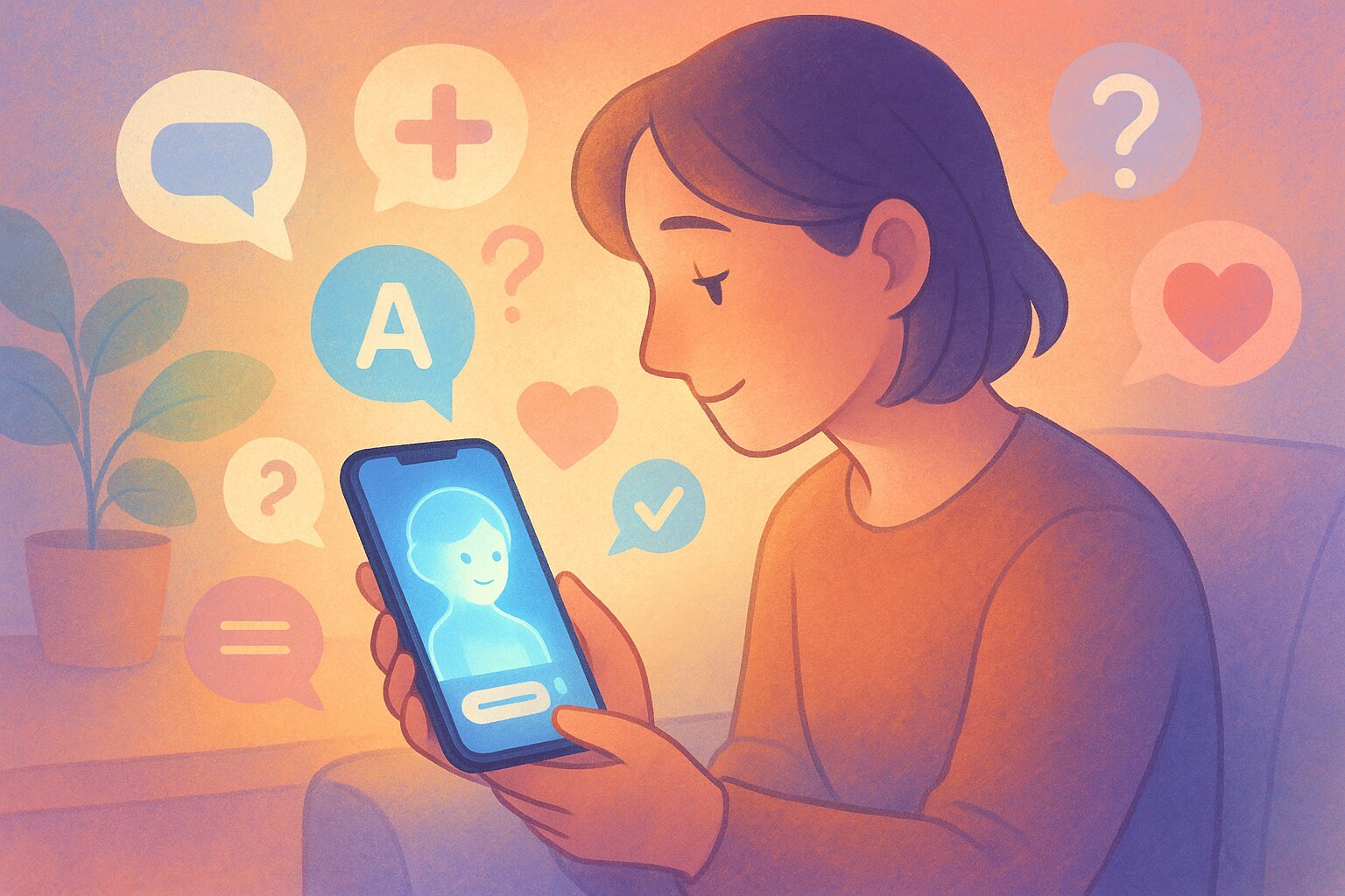 AIに悩み相談できる無料アプリは本当に安全？特徴とリスクを徹底解説