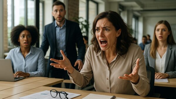 職場で感情的になる人の共通行動