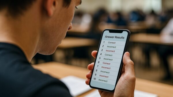 試験直後に便利な解答速報の確認
