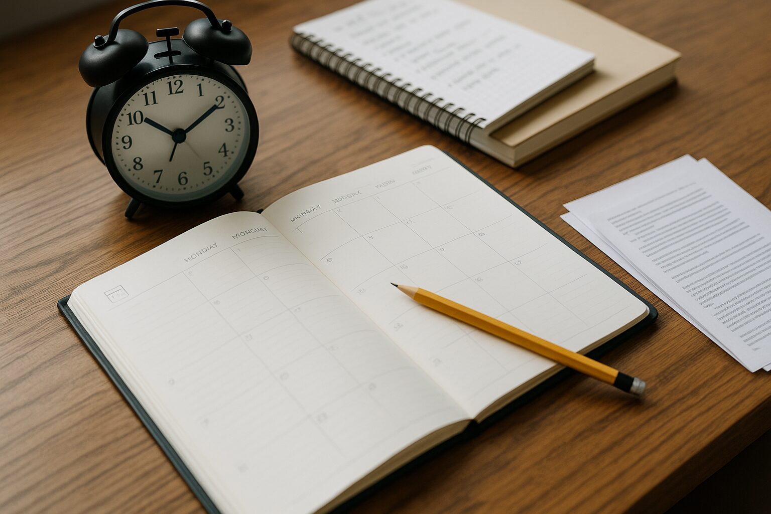 メンタルヘルスマネジメント検定2種の勉強時間と学習計画を考えるイメージ
