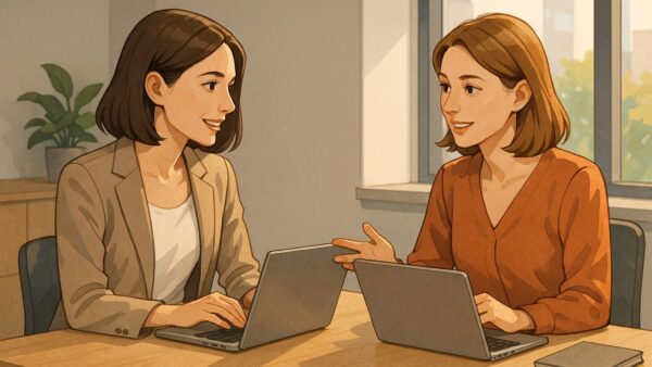 女性二人だけの職場の工夫