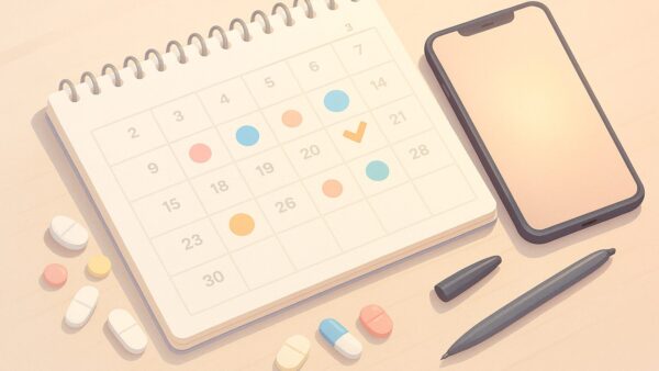 服薬チェックの記録方法