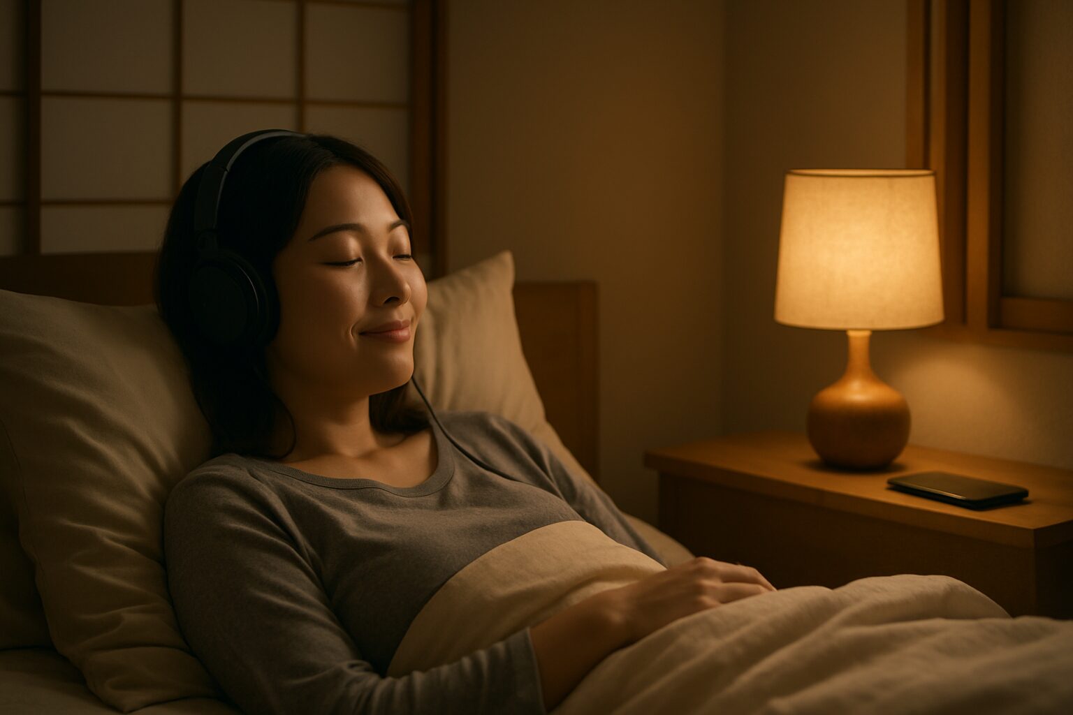 寝る前の読み聞かせで楽しむ、大人向け無料朗読が導く快眠ナイトルーチン