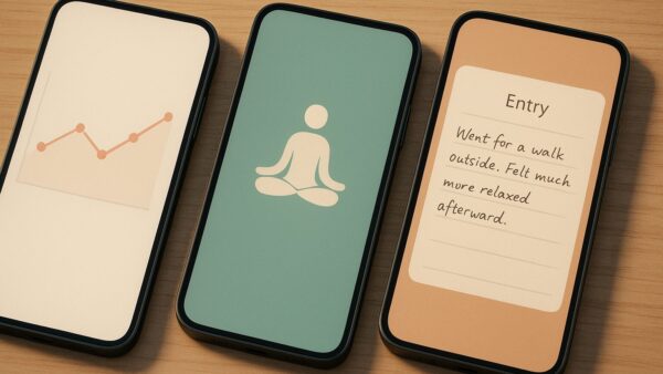 ストレス対策のCBTアプリ比較