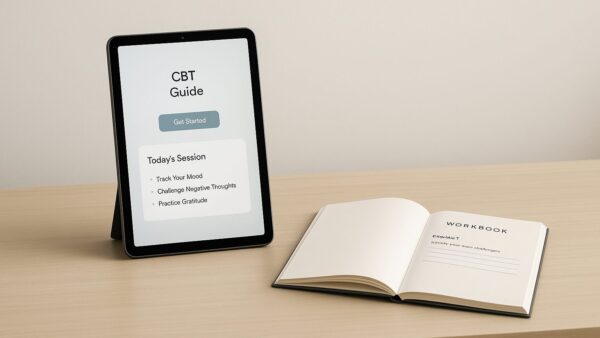 アプリやワークブックでCBT継続