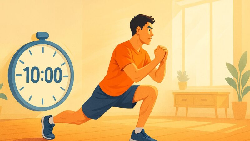 筋トレは10分でも効果ある⁈その理由と可能性